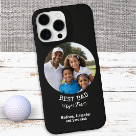 Golf Thema Beste Papa Door Par Foto Vaderdag iPhone 16 Pro Max Hoesje