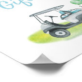 Golf Thema Cadeaus Verjaardagsteken Poster (Hoek)
