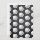 Golf thema Co-ed Baby shower Bedankkaart (Achterkant)