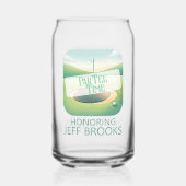 Golf Thema Drinkware Set Blikvorm Glas (Voorkant)