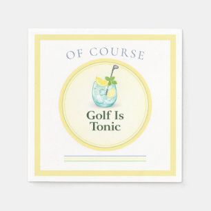 Golf Thema Evenement Country Club Cocktail Servett Servet