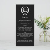 Golf thema formele bruiloft menu (Staand voorkant)