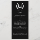 Golf thema formele bruiloft menu (Voorkant)