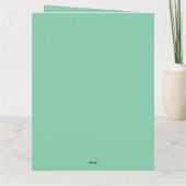 Golf thema foto Dank u kaart | Gevouwen optie (Achterkant)