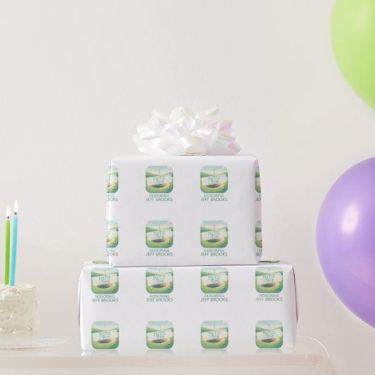 Golf thema gepersonaliseerd cadeaupapier (Feestgeschenken)