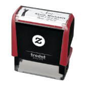 GOLF thema gepersonaliseerd monogram Zelfinktende Stempel (Product)