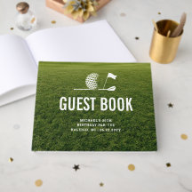 Golf Thema Golfer Feest Minimalistisch 30e Verjaar