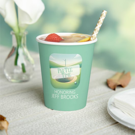 Golf Thema Green Party Papieren Bekers (Insitu)