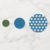 Golf Thema Groen en Blauw Confetti (Voorkanten)
