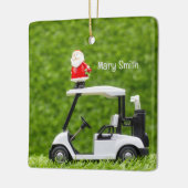 Golf thema kerstcadeaus voor golfer keramisch ornament (Links)