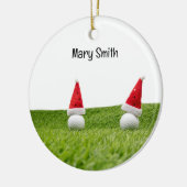 Golf thema kerstcadeaus voor golfer keramisch ornament (Links)