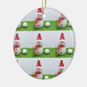 Golf thema kerstcadeaus voor golfer keramisch ornament (Links)