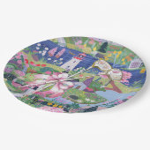 Golf thema met golfclub papieren bordje (Gekanteld)