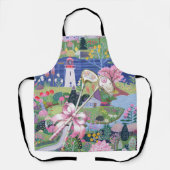 Golf thema met golfclub schort (Voorkant)