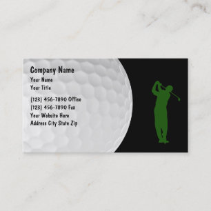 Golf Thema Modern Lay-out Visitekaartje