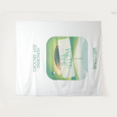 Golf Thema Party Achtergrond Wandkleed (Voorkant (horizontaal))