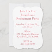 Golf Thema Pensioenfeest Golfkar Flamingo Kaart (Achterkant)