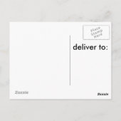 Golf thema Post Kaart (Achterkant)