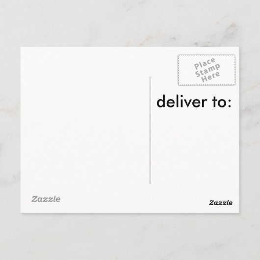 Golf thema Post Kaart (Achterkant)