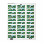 Golf Thema Retouradreslabel Etiket (Full Sheet)