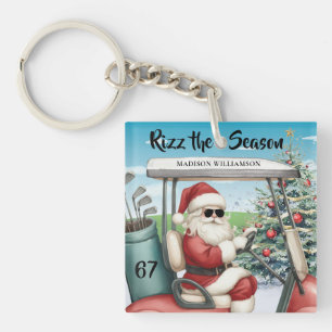 Golf Thema Rizz the Season 67 Naam Sleutelhanger