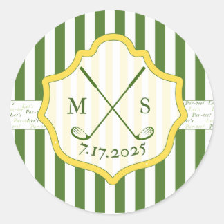 Golf Thema Sticker Aangepaste Crest