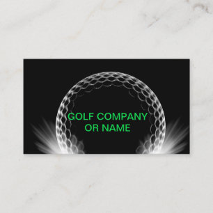 Golf Thema Trainer Instructeur Visitekaartje