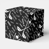 Golf thema verjaardag bedankdoosjes (Achterkant)