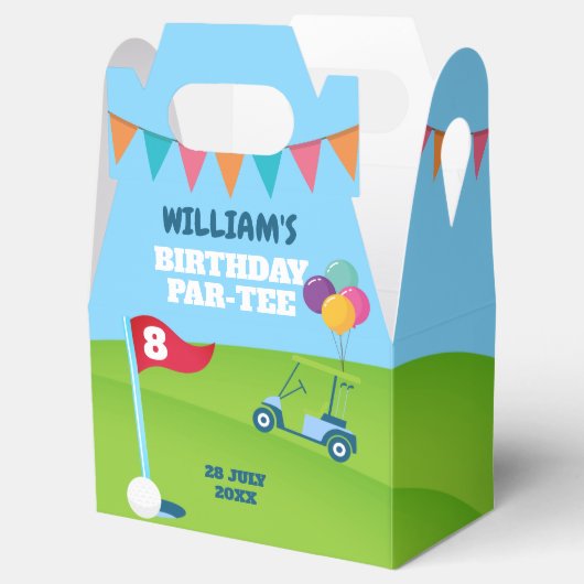 Golf Thema Verjaardagsfeestje Feest Bedankdoosjes (Geopend)