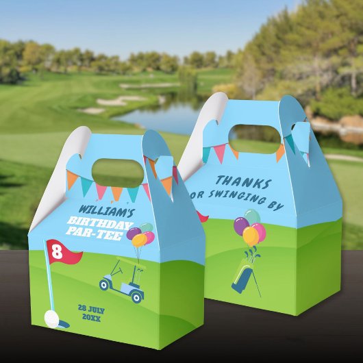 Golf Thema Verjaardagsfeestje Partee Bedankdoosjes