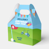 Golf Thema Verjaardagsfeestje Partee Bedankdoosjes (Voorkant Zijde)