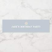 Golf thema verjaardagsfeestje waterfles labels waterfles etiket (Enkel label)