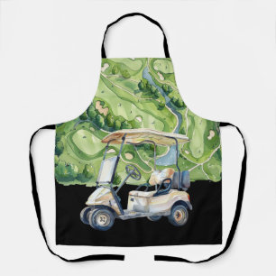 Golf thema voor golfer schort