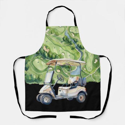 Golf thema voor golfer schort (Voorkant)