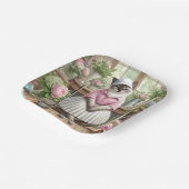 Golf thema voor kattenliefhebbers papieren bordje (Gebogen)