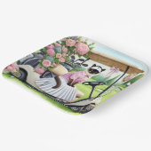 Golf thema voor kattenliefhebbers papieren bordje (Gebogen)