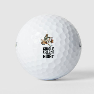 Golf thema voor vrijgezellenfeest golfballen