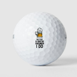 Golf thema voor vrijgezellenfeest golfballen