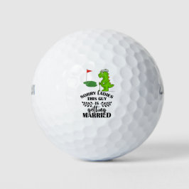 Golf thema voor vrijgezellenfeest golfballen