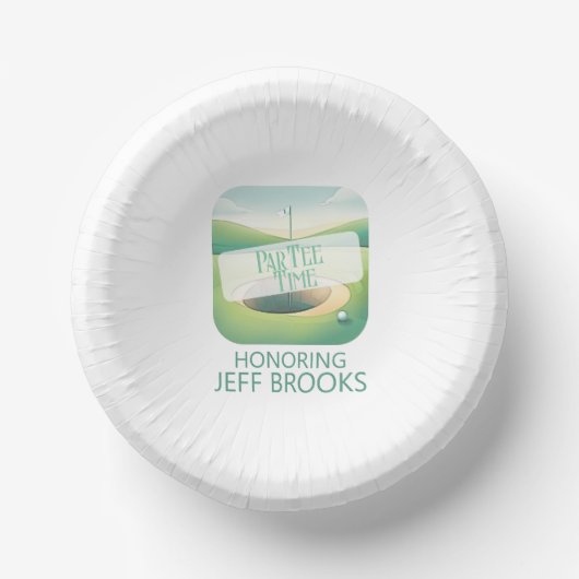 Golf themafeest papieren kommen (Voorkant)