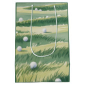 Golf Theme 60 & Tee’d Off Birthday Party Medium Cadeauzakje (Achterkant)