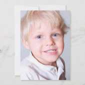 Golf Theme Birthday Party Gepersonaliseerd Foto ui Kaart (Achterkant)