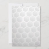 Golf Theme Birthday Party Gepersonaliseerd Uitnodi Kaart (Achterkant)