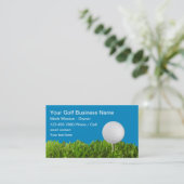Golf Theme Business Card-sjabloon Visitekaartje (Staand voorkant)