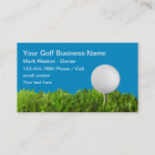 Golf Theme Business Card-sjabloon Visitekaartje (Voorkant)