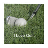 Golf Theme Ceramic Tile 4 Tegeltje (Voorkant)