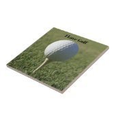 Golf Theme Ceramic Tile Tegeltje (Zijkant)