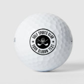 Golf Theme Club Naam Golfballen (Voorkant)