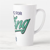 Golf Theme Funny Golfing Dad Large Latte Mok (Rechts)