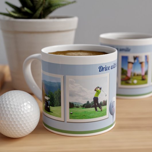 Golf Theme Golfer Dad Instant Photo Espresso Cup Kop